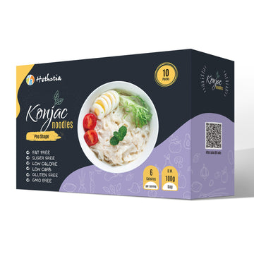 Hethstia Shirataki Noodle  Vegan Pho Konjac Noodle Ready To Eat Plant-Based Vietnamese Low Carb Konjac Noodle Pho  Low Calorie  Keto  Gluten-Free  Sugar-Free  Non-Gmo  Healthy Meal & Holiday Gift