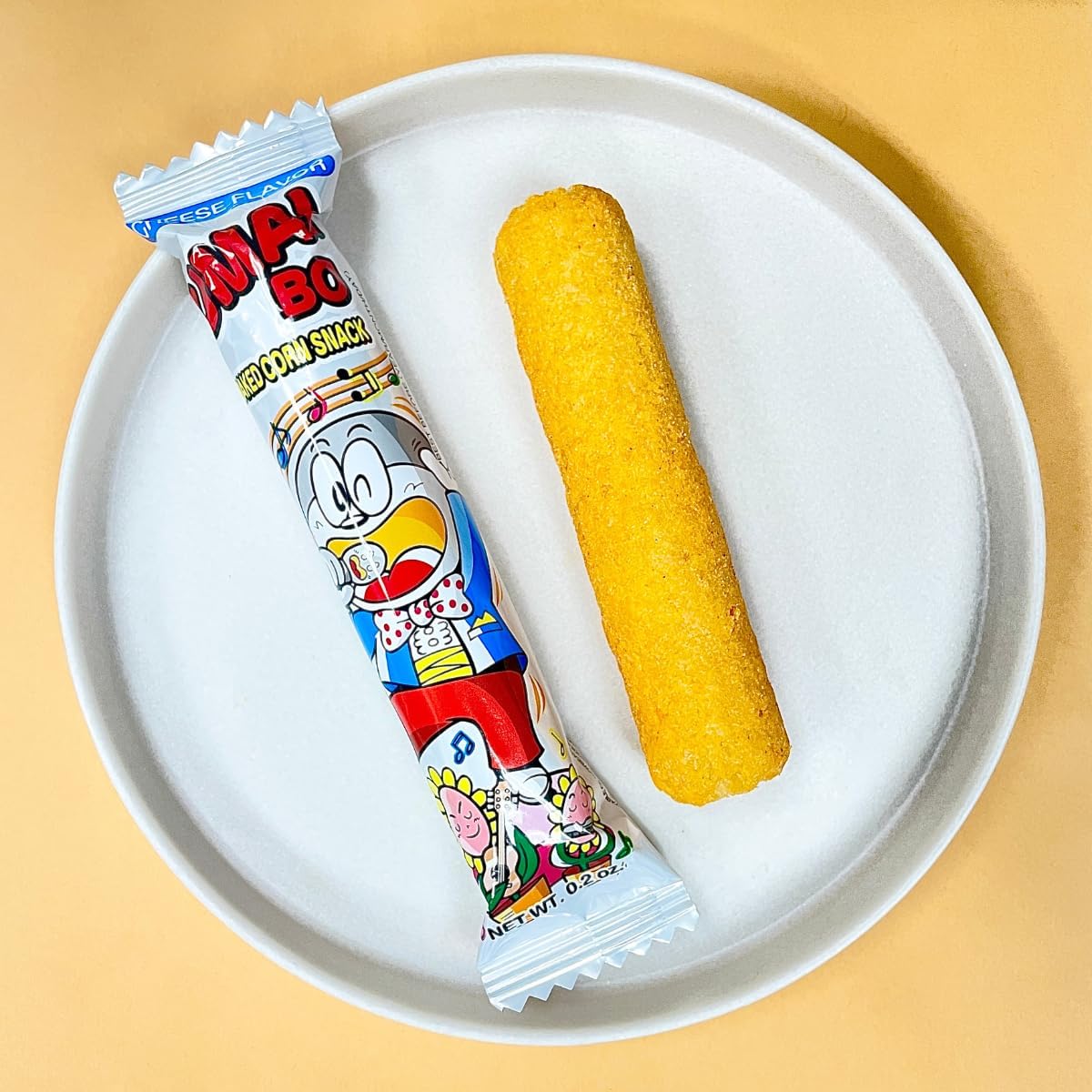 Japanese Snacks Variety Pack, Corn and Cheese Flavor, Corn Puffed Dagashi Mix, 30 Sticks