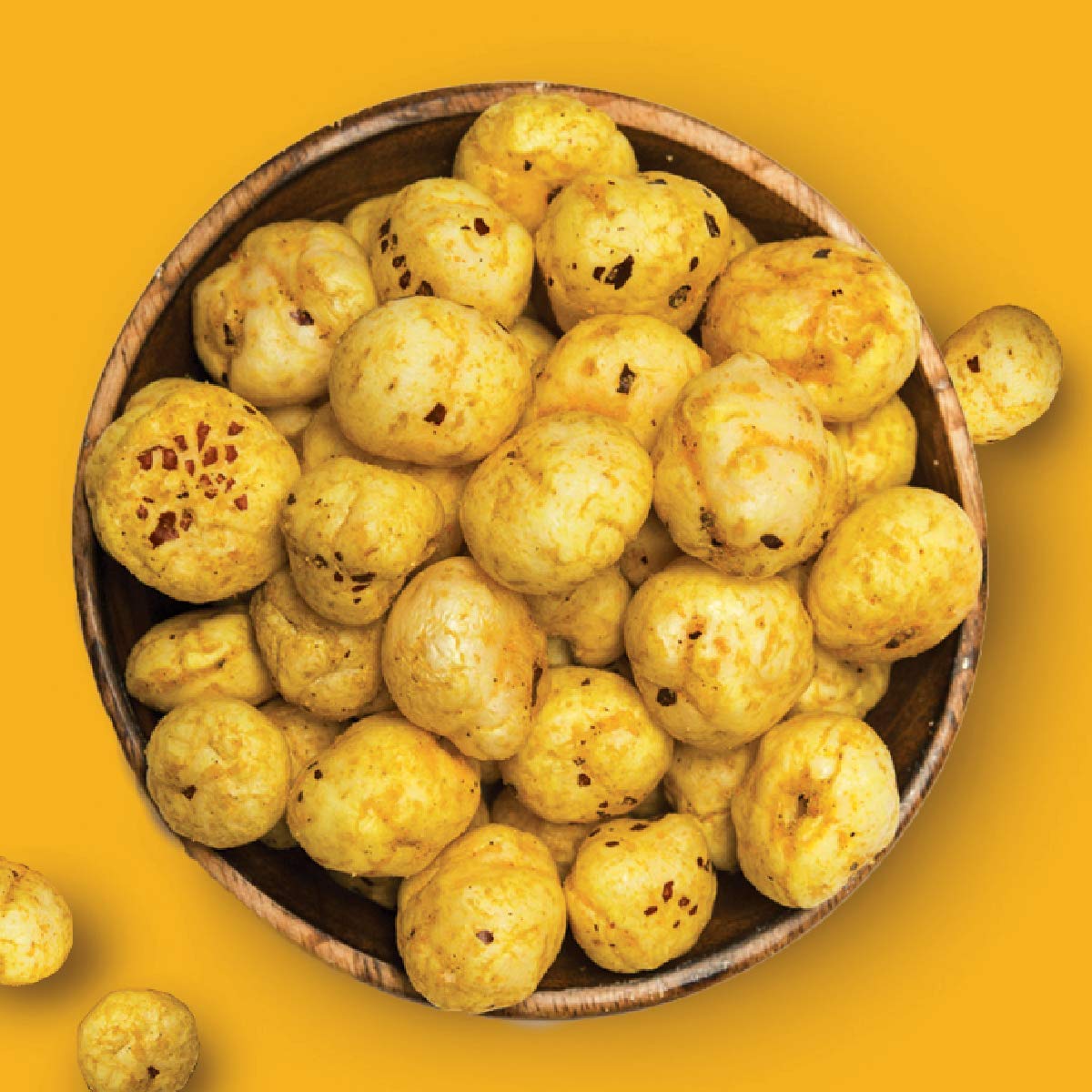 Taali 3-Flavor Variety Water Lily Pops (10-Pack) - Roasted Fox Nuts Makhana Snack | Crunchy Indian Healthy Snacks | Protein-rich
