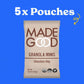MadeGood Organic Chocolate Chip Granola Minis, 5 Pack, 0.85 oz - Healthy Snack, Gluten-Free, Nut-Free, Vegan Treats