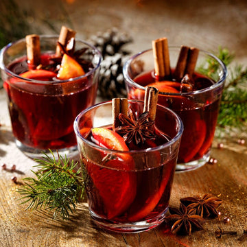 Wood Stove Kitchen Mulling Syrup Mix - Natural Cocktail & Mocktail Mixer, 16 oz. - Aromatic Cranberry, Cloves, & Orange