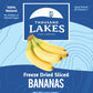Thousand Lakes Freeze Dried Fruit - Sliced Bananas - Bulk 12 ounces | No Sugar Added