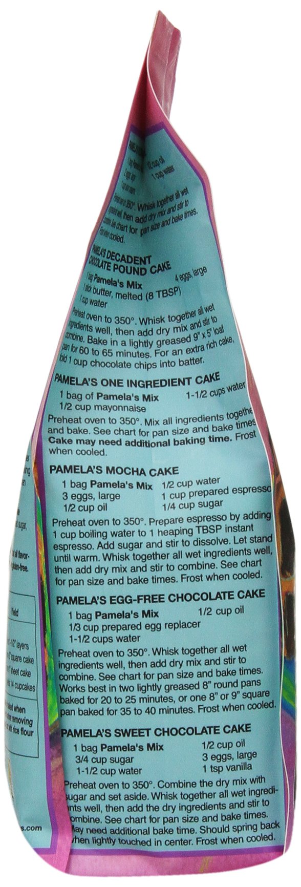 Pamela'S Products Vlx-1035 Luscious Chocolate Cake Mix, 21 Oz