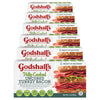 Godshalls Fully Cooked Uncured Turkey Bacon, 3 oz, 6 Pack