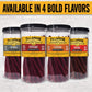 TILLAMOOK COUNTRY SMOKER Real Hardwood Smoked Sausages, Pepper, 15.2 Ounce Tall Jar, 20 Count