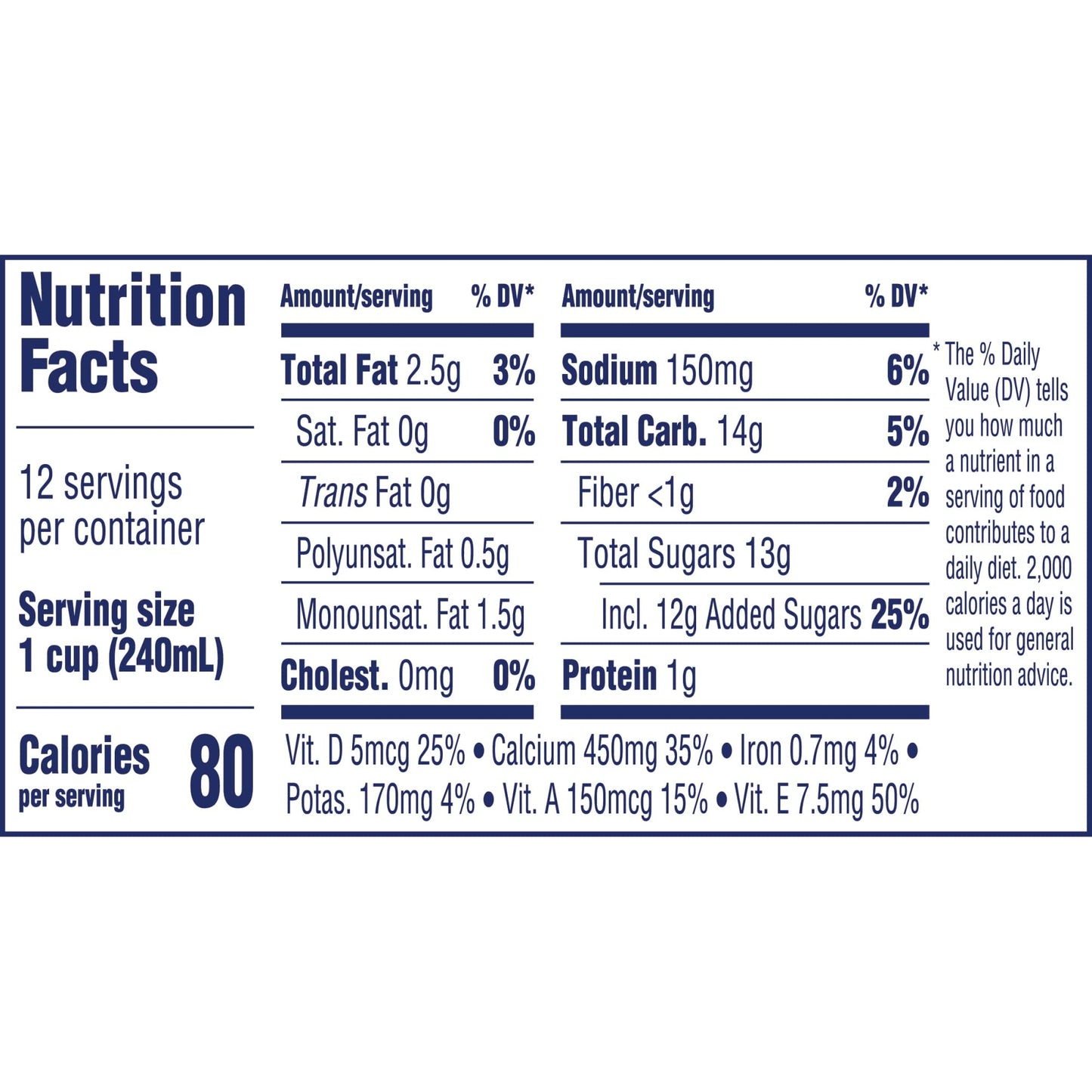 Almond Breeze Vanilla Almond Milk, 96 oz