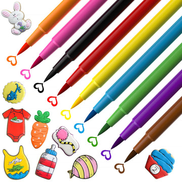 Food Coloring Pens - 9Pcs Valuetalks Edible Food Markers For Cookie Decorating, Food Grade, Edible Pens For Cakes, Cookies, Fros
