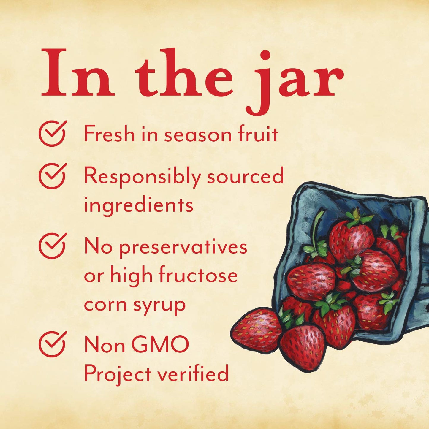 Oregon Growers Strawberry Fruit Spread - Organic Strawberry Jam, Organic Strawberries, Strawberry Jelly, Strawberry Spread, Frui