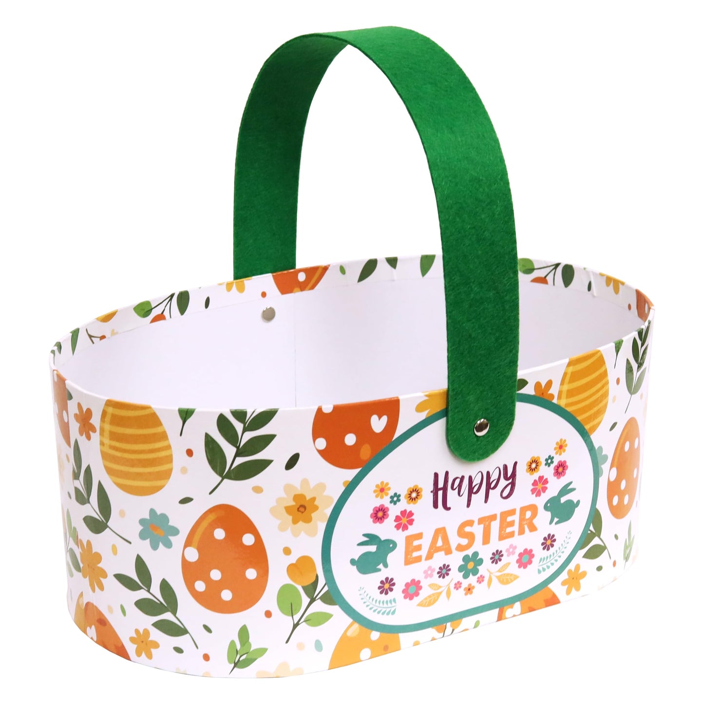 Easter Snack Basket (52 Count) Filled With Candy, Peelable Gummies,Treats, Bunny And More, Great Package For Family, Friends, Ki