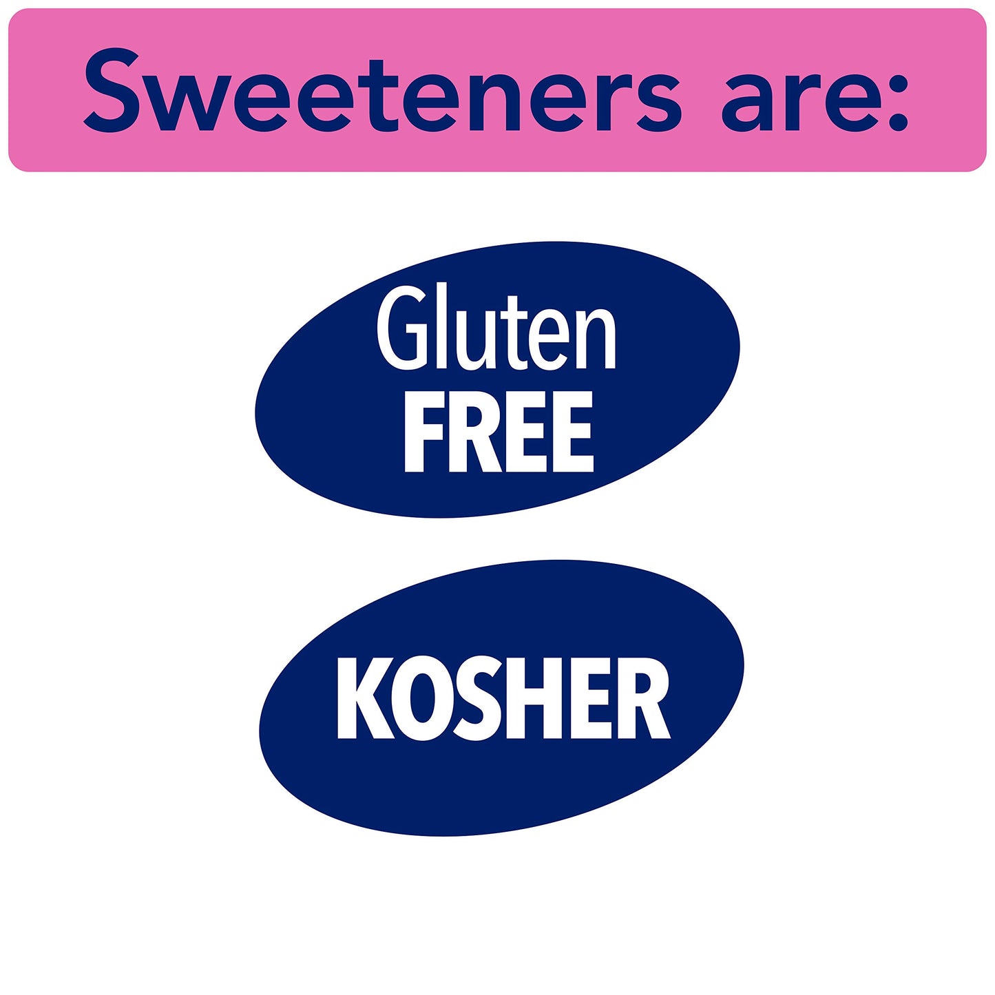 NJoy Zero Calorie Sweetener Packets, 2000 Count, Kosher, Gluten Free, Pink, Model 83024