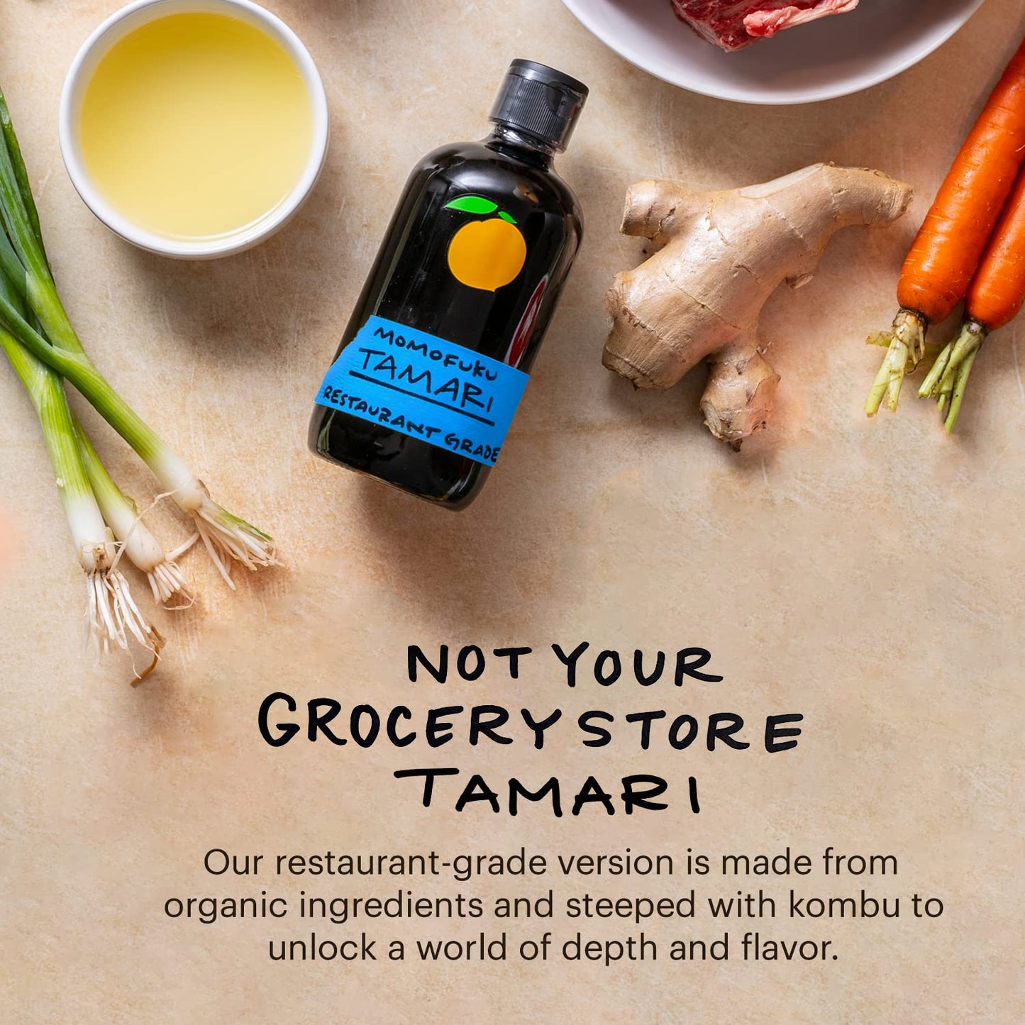Momofuku Tamari by David Chang, (8 Ounces), No Gluten, Made from Organic Ingredients, Chef Made for Cooking & Umami, Steeped wit