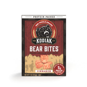Kodiak Graham Cracker Snacks, Cinnamon, High Protein, 100% Whole Grains, (Pack Of 1)