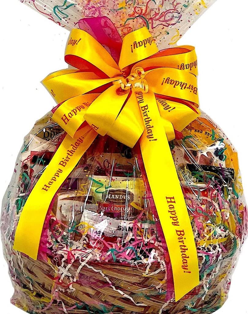 Gifts of Gourmet Hand-Crafted Chocolate Gift Basket - 28 Pieces, Large Size, Party Confetti Color, Perfect for Businesses and Celebrations
