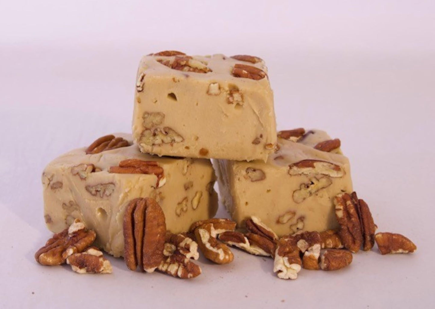 Betsys Fancy Fudge PENUCHE PECAN FUDGE, 1 LB in 4 Wrapped Pieces, Gluten Free, Fresh Gourmet Candy, Makes Great Gift