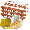 Ohgoodness! Organic Honey Halva - 3 Pack - Only Three Simple Ingredients, Melt-In-Mouth Snack & Dessert, Honey Sweetened Treat P