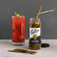 Collins Gourmet Pickled Green Beans For Cocktails - Spicy Crunchy Green Beans - Enhanced Condiment Garnish For Cocktails, Bloody Mary, Antipasto, Condiments, Or Salads - 12Oz