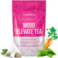 TAOISTEA Mood Elevate Tea, Energizing Herbal Blend with Ginseng, Green Tea & Ginkgo - 14 Bags, 1 Count