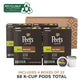 Peets Coffee Dark Roast Decaf K-Cup Pods - 88 Count (4 Boxes of 22 Pods) - Decaf House Blend