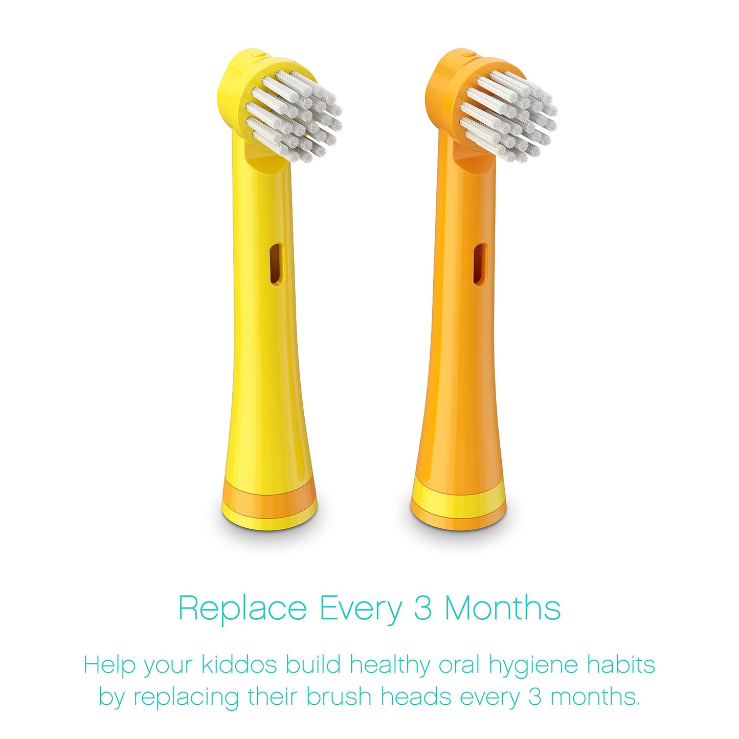 Brusheez    Electronic Toothbrush Replacement Brush Heads 2 Pack (Jovie The Giraffe)