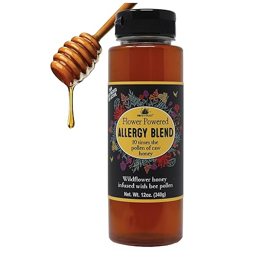 Honey Feast Flower Powered Allergy Blend 10X Honey, 12 Oz