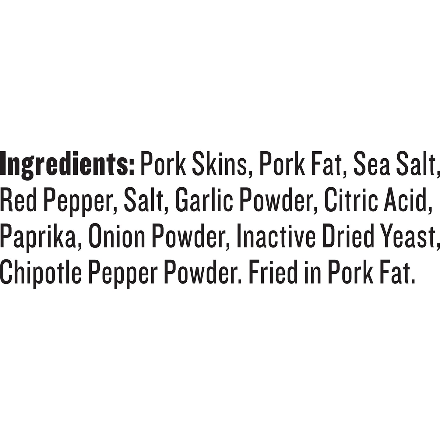 Epic Pork Rinds Hot And Spicy Chipotle Pepper Keto Friendly Snack 2.5 Oz