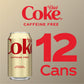 Diet Coke Caffeine Free Soda, 12 fl oz, 12 Pack, Caramel, Model 049000029345