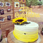 Spanish Feliz Cumpleaos Cake Topper - Gold Glitter Happy Birthday Cake Topper, Fiesta Theme Party Decoration Supplies, Single-Si