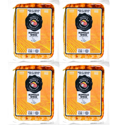 Gardner s Wisconsin Cheese, 4 Pack of Buffalo Wing Oven-Baked Cheese (6 Ounces Per Block) - Artisan Cheese Made in Wisconsin - 