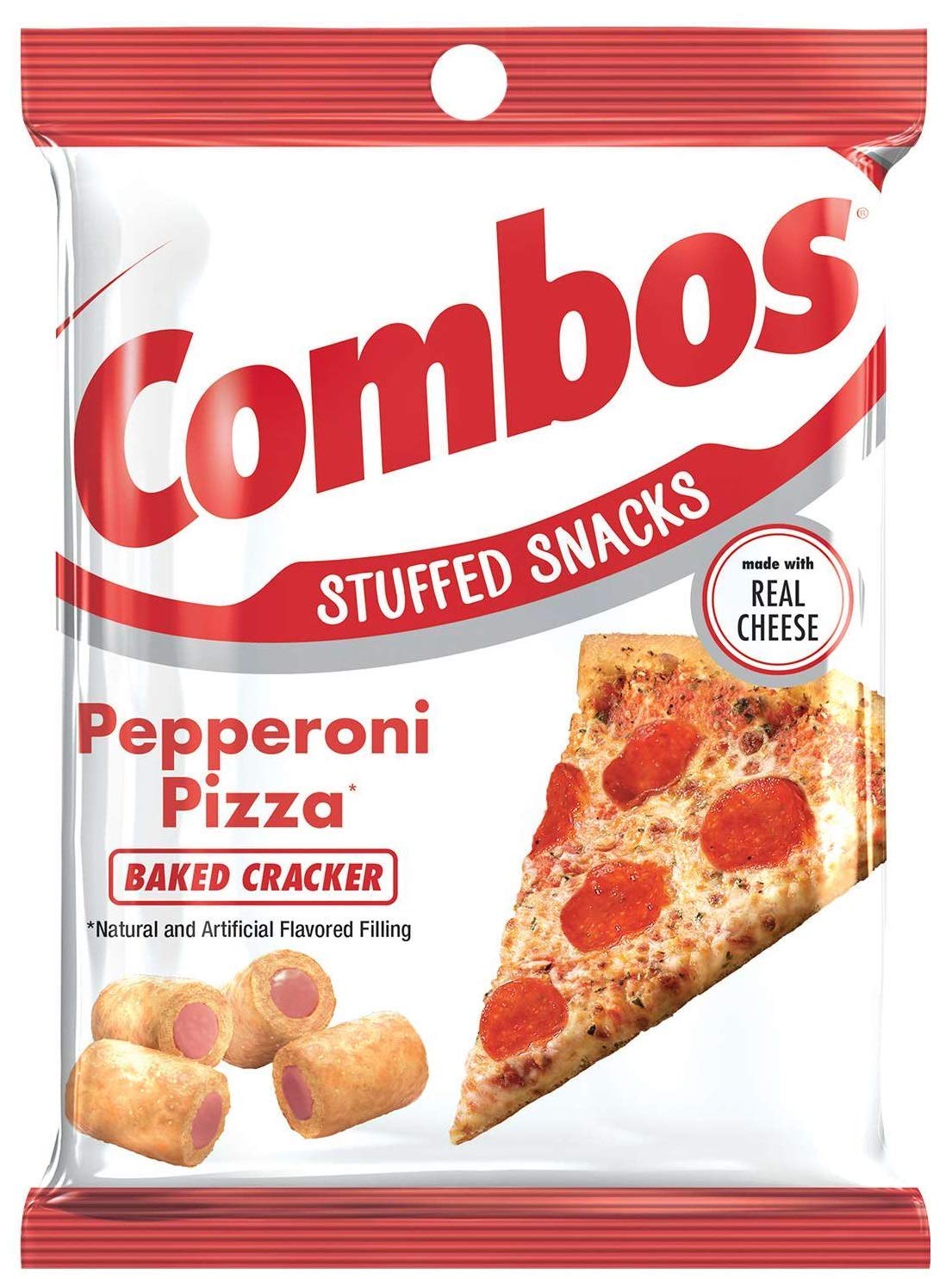 COMBOS Cheddar Cheese Cracker, Pepperoni Pizza, Pizzeria, Cheddar Cheese Pretzel, and Buffalo Blue Cheese, 6.3 Ounce (Pack of 5)