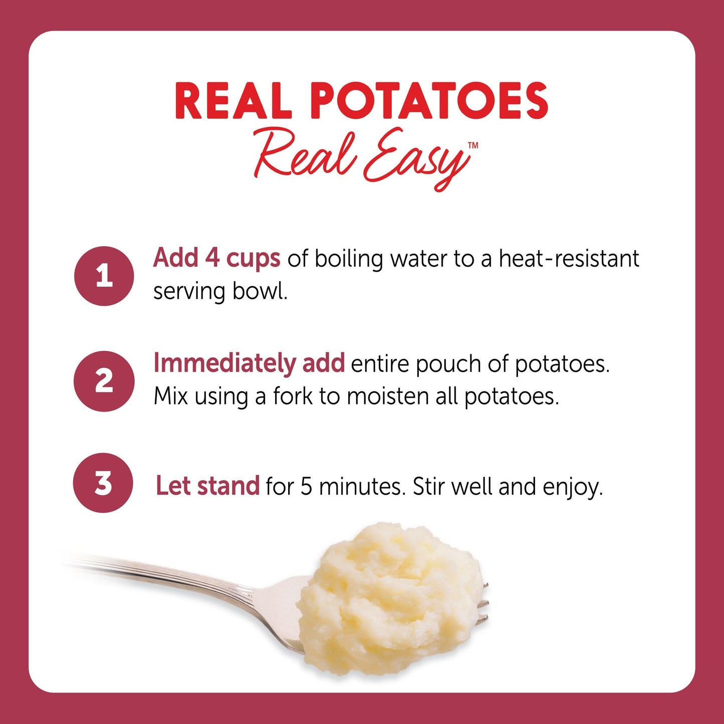 Idahoan Baby Reds Mashed Potatoes, Naturally Gluten-Free, 100% Real Idaho Potatoes, 8 servings per bag, 8 ounce (Pack of 8)