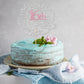Monmon & Craft Happy 16Th Birthday Cake Topper/Cheers To 16 Years/Teenager Girls 16Th Birthday Party Decor Supplies - Silver & P