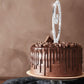 LINGPAR Rhinestone Crystal Letter O Cake Topper for Wedding and Birthday Parties - Silver, Model 01
