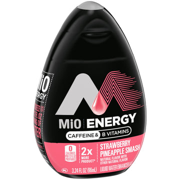 Mio Energy Liquid Water Enhancer, Pineapple Strawberry, 3.24 Fl Oz, 8 Count, Naturally Flavored