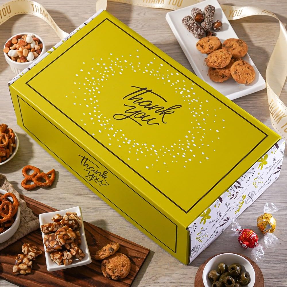 Broadway Basketeers Gourmet Gift Box - Deluxe   Care Package - 3 lbs - Multicolored