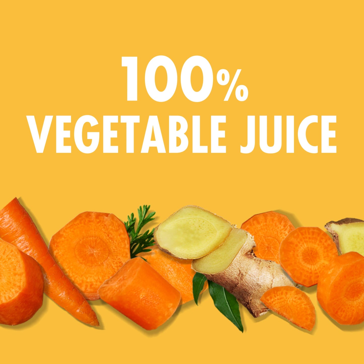 V8 Carrot Ginger 100% Vegetable Juice, 46 fl oz Bottle (6 Pack)