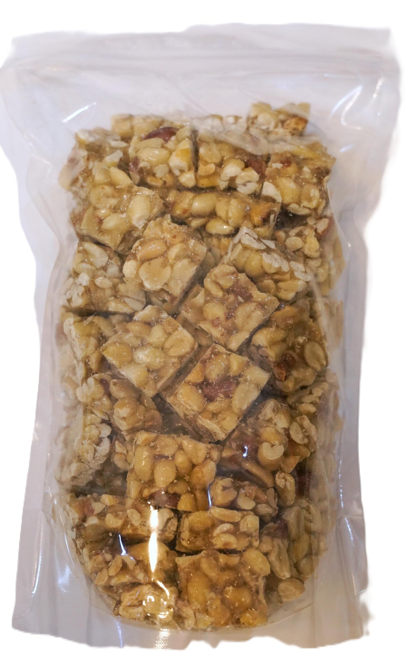 Old Fashioned Crunchy Peanut Squares - 1 lb in a Resealable Bag to Ensure Freshness
