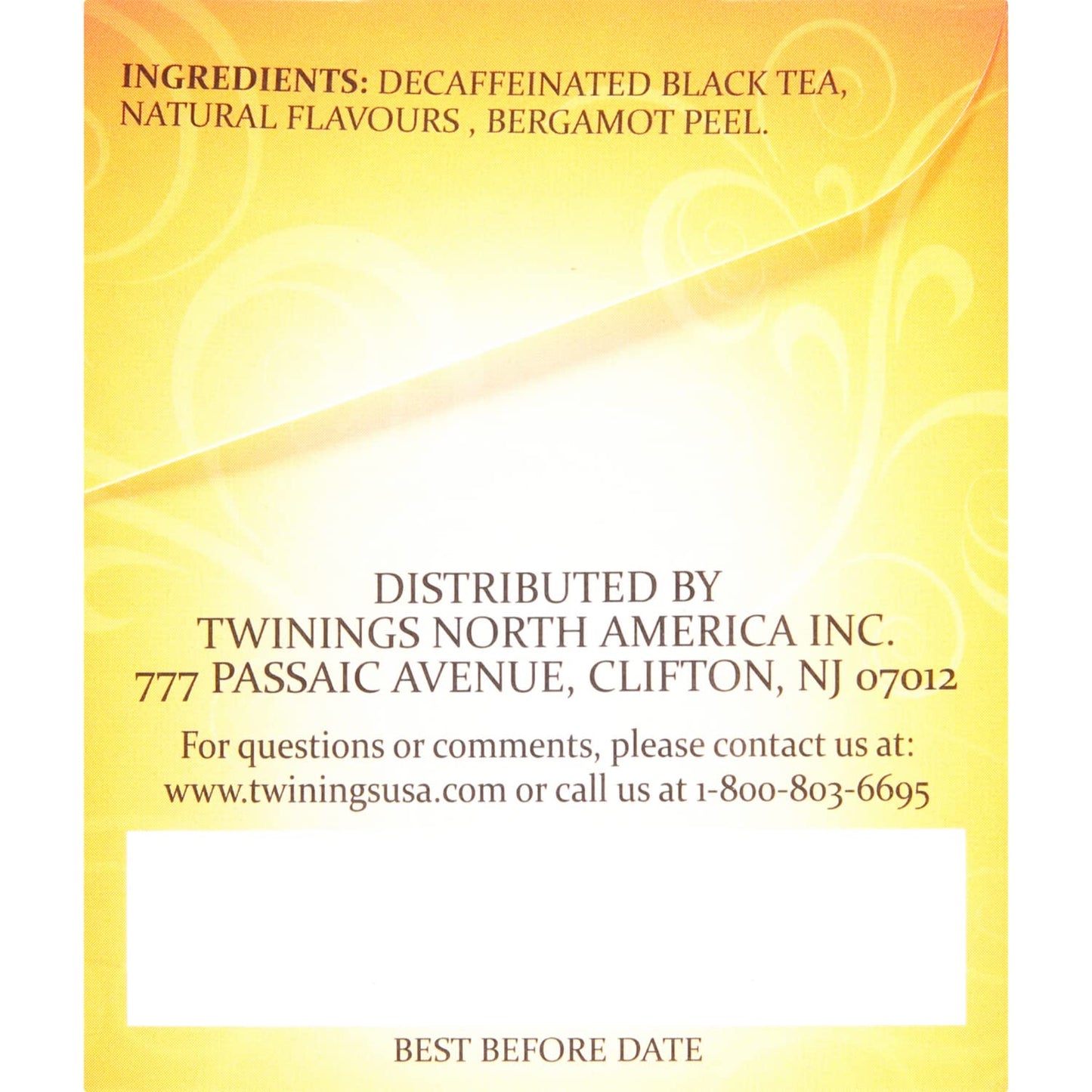 Twinings Decaffeinated Earl Grey Black Tea Individually Wrapped Bags, 20 Count (Pack Of 1), Flavoured With Citrus And Bergamot, Enjoy Hot Or Iced | Packaging May Vary
