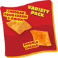 Cheez-It Snap d, Cheese Crackers Chips, Thin Crisps, Lunch Snacks, Variety Pack, 22.5oz Box (3 Bags)
