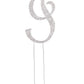 LOVENJOY Rhinestone Letter I Cake Topper, Model GA-LTI0120A, 2.8 Size, Gift-Boxed