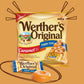 Werthers Original Caramel Sugar Free Hard Candies, Individually Wrapped Snacks for Adults, Gift Basket Stuffers, Pack of 3, 1.4