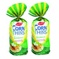 Real Foods Organic Sesame Corn Thins, 5.3oz Pack of 2, USDA Organic Snack