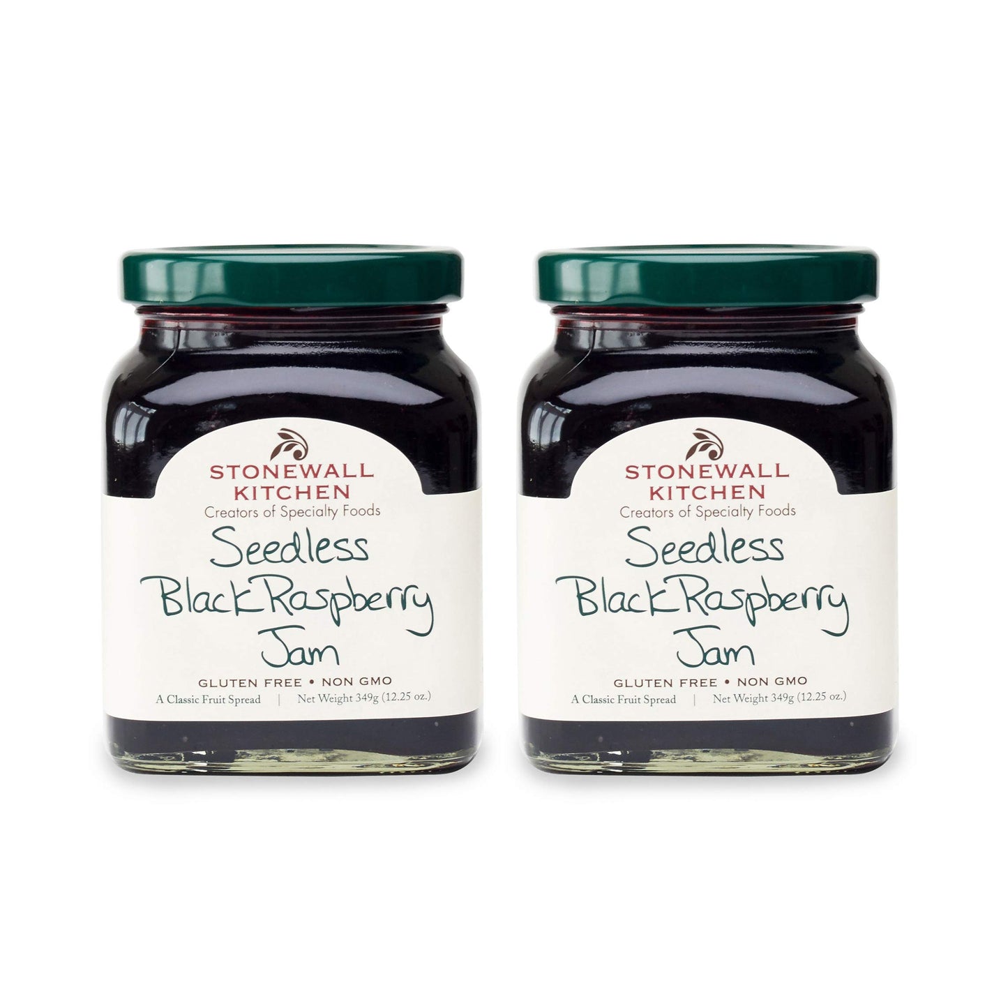 Stonewall Kitchen Seedless Black Raspberry Jam, 12 Ounces (Pack Of 2)