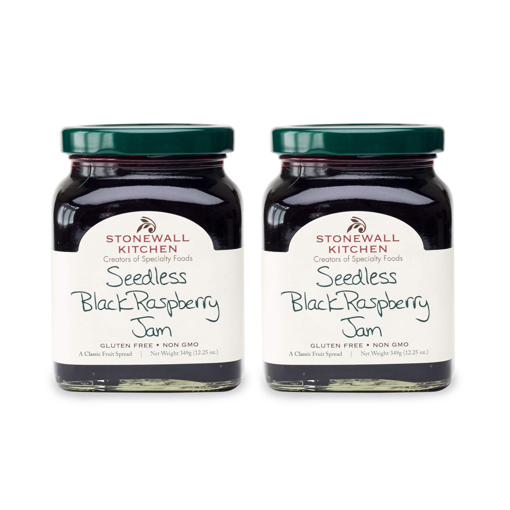 Stonewall Kitchen Seedless Black Raspberry Jam, 12 Ounces (Pack Of 2)