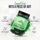 Bakeebake Luster Dust Edible 15G - Edible Glitter For Drinks & Desserts - Gluten Free Edible Green Dust For Cake Decorating - Ta