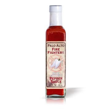 PALO ALTO FIRE FIGHTERS Ghost Pepper Sauce - Salt Free Hot Sauce, 8.5 Fl Oz, Model 0028934007513