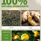 TeeLux Lemon Ginger Green Tea, Zesty Flavor, Low Caffeine, 100 Count