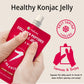 Hethstia Konjac Jelly Squeeze Pouch Lychee Flavor, 10 Packs, 7 Calories, Sugar Free, Gluten Free, Keto, Collagen Peptides, Vitam