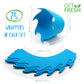 GET FRESH Narwhal Cupcake Toppers and Wrappers Set - 25 Piece Glittery Paper Birthday Party Supplies - Narwhal Color