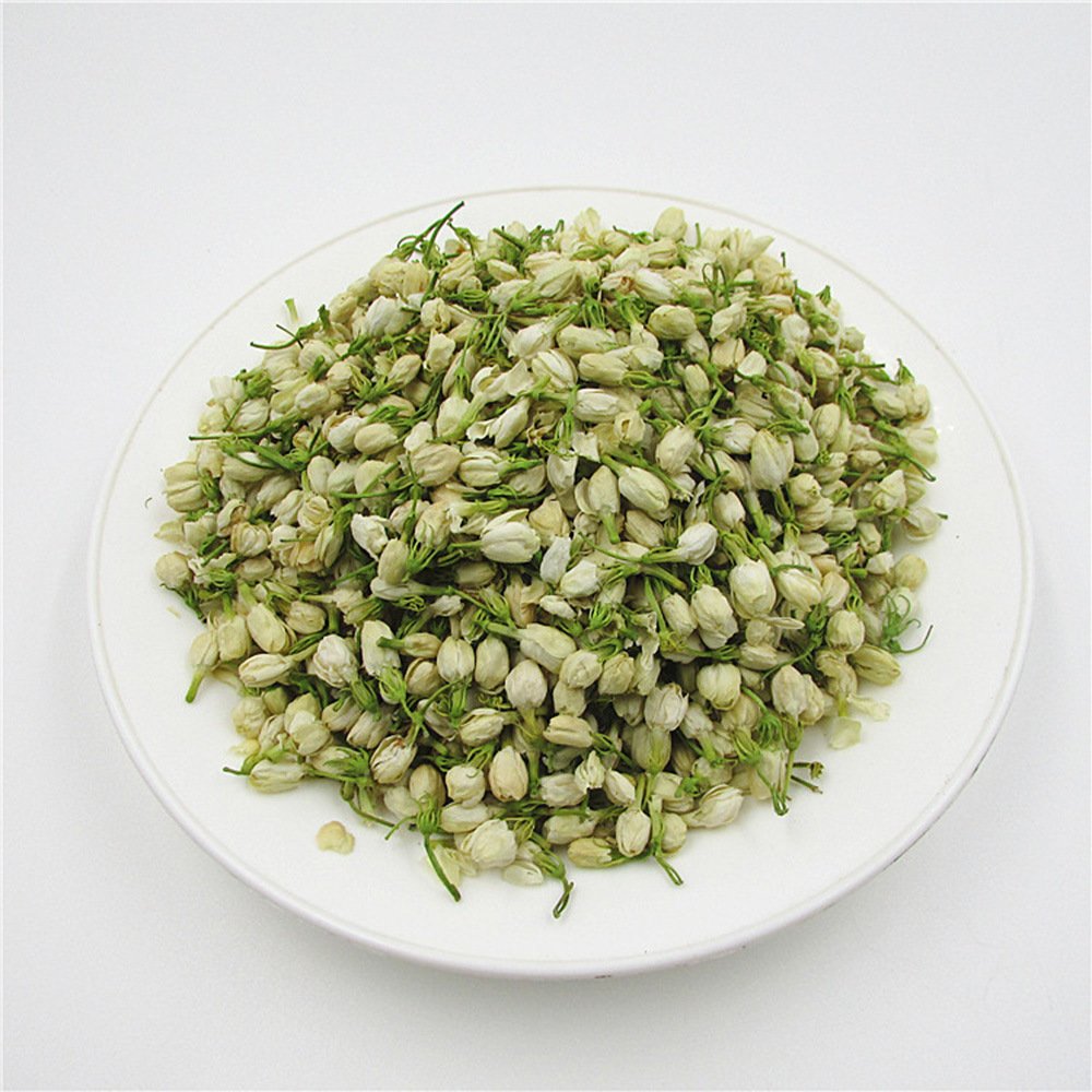 Tooget Fragrant Natural Pure Jasmine Buds Dried Jasmine Flowers Wholesale, Herbal Tea - 2 Oz
