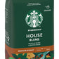 Starbucks House Blend Medium Roast Ground Coffee 12 ounce Bags (Pack of 3)